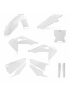 KIT PLÁSTICOS COMPLETO ACERBIS HUSQVARNA TC / FC 2019 - 2021 -  BRANCO